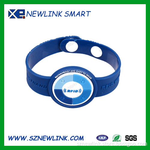 hf rfid wristband | nfc wristband | Silicone NFC wristband